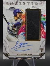 2025 Topps Inception Inception Autograph Game Relics Hyeseong Kim #IAGR-HK card