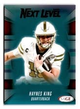 2026 SAGE Football Base Set Haynes King #186 card