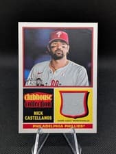 2025 Topps Heritage Clubhouse Collection Relics Nick Castellanos #CCR-NC card
