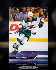 Brock Faber 2023 Upper Deck card