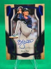 2026 Topps Tier One Break Out Autographs Bryan Woo #BOA-BW card