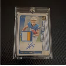 2024 Donruss Rookie Phenom Jersey Autographs Ladd McConkey #RJA-LAD card