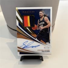 Steven Adams 2020 Panini Immaculate Collection Patch Autograph card