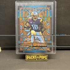 2025 Panini Mosaic Stained Glass Oversized Justin Jefferson #16 card