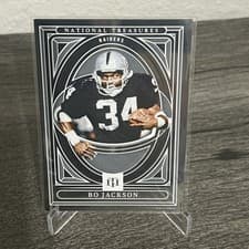 2025 Panini National Treasures Treasure Hunt Silver Bo Jackson #19 card