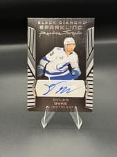 2025-26 Upper Deck Black Diamond Sparkling Rookie Scripts Dylan Duke #SRS-DU card