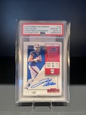 Josh Allen 2018 Panini Contenders Rookie Ticket card