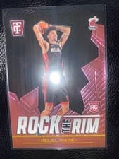 2024-25 Panini Totally Certified Rock the Rim Kel'el Ware #17 card
