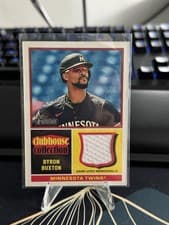 2025 Topps Heritage Clubhouse Collection Relics Byron Buxton #CCR-BBU card