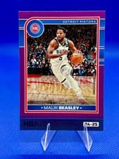 2024-25 Hoops Base Set Malik Beasley #145 card