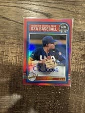 2025 Panini Stars & Stripes USA Baseball Throwback Signatures Christian Moore #AS-CM card