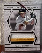 2025 Topps Definitive Collection Jumbo Relic Collection Tyler Soderstrom #DJRC-TSO card