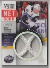2025-26 SP Game Used 2025 4 Nations Face-Off Net Cord Relics Mikko Rantanen #4NN-MR card