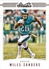 Miles Sanders 2019 Panini Chronicles Studio card