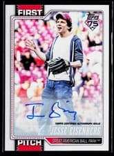 2026 Topps First Pitch Autographs Jesse Eisenberg #FP-5 card