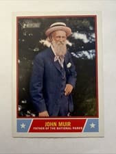 2025 Topps Heritage Notable Americans John Muir #NS-47 card