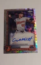 Chayce McDermott 2025 Topps Chrome Logofractor Edition Rookie Autographs card