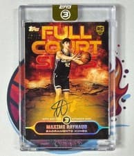 2025-26 Topps 3 Full Court Signs Maxime Raynaud #FS-MR card