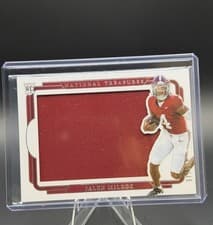 2025 Panini National Treasures Treasured Rookies Jalen Milroe #37 card