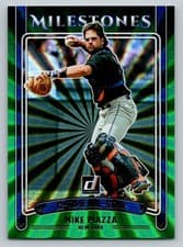2025 Donruss Milestones Mike Piazza #11 card