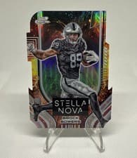 2024 Topps Chrome Cosmic Stella Nova SSP Brock Bowers #STN-13 card