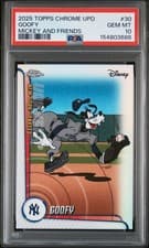 2025 Topps Chrome Update Mickey and Friends Goofy #MLBA-30 card