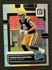 Christian Watson 2022 Panini Donruss card