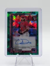 2025 Topps Chrome Update Sapphire Chrome Sapphire Autographs Caden Dana #USA-CDA card