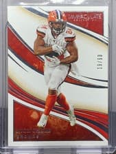 Nick Chubb 2020 Panini Immaculate Collection card