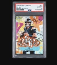 2025 Topps Chrome Urban Legends Bo Nix #UL-21