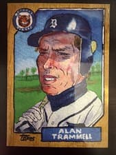2025 Topps Shoebox Treasures Base Set Alan Trammell #70 card