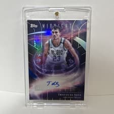 2025-26 Topps Midnight Stroke of Midnight Autographs Tristan da Silva #SM-TS card