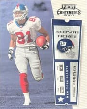 Amani Toomer 2000 Playoff Contenders card