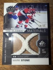 2024-25 SP Game Used 2024 Winter Classic Net Cord Relics Mark Stone #WCN-MS card