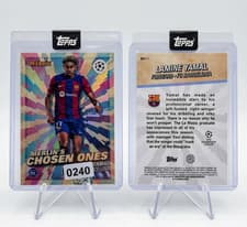 Lamine Yamal 2023 Topps Merlin UEFA Chosen One card