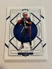 Cam Newton 2020 Panini National Treasures card
