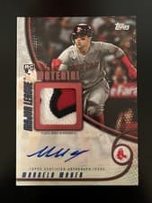 2025 Topps Update Major League Material Autographs Marcelo Mayer #MMAU-MM card
