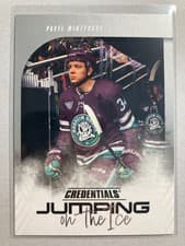 Pavel Mintyukov 2024-25 Upper Deck Credentials Jumping on the Ice card