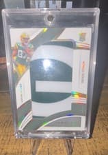 Romeo Doubs 2022 Panini Immaculate Collection Rookie Helmet Team Logo card