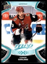 Conor Garland 2021 Upper Deck MVP card