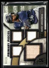 2025 Topps Museum Collection Single Player Primary Pieces Quad Relics Randy Arozarena #SPPQ-RA card