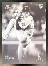 2025 Topps Black & White Base Set Roki Sasaki #112 card