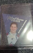 Nathan MacKinnon 2021 Skybox Metal Universe Picks card