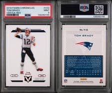 Tom Brady 2019 Panini Chronicles Vertex card