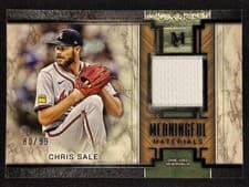 2025 Topps Museum Collection Meaningful Material Relics Chris Sale #MMR-CS card