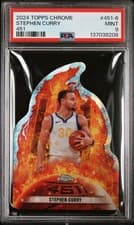 2024-25 Topps Chrome 451 Stephen Curry #451-6 card