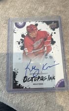 2025-26 Upper Deck Detroit Red Wings Centennial Octopus Ink Kelly Kisio #OI-KK card