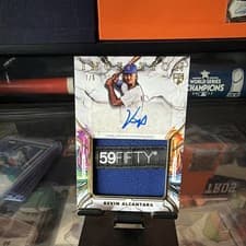 2025 Topps Inception Inception Autograph Jumbo Relic Hat Kevin Alcántara #IAJH-KA card