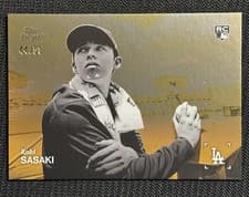 2025 Topps Black & White Golden Hour Roki Sasaki #GH-17 card