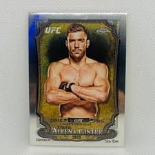 Dricus Du Plessis 2026 Topps Chrome UFC Allen And Ginter card